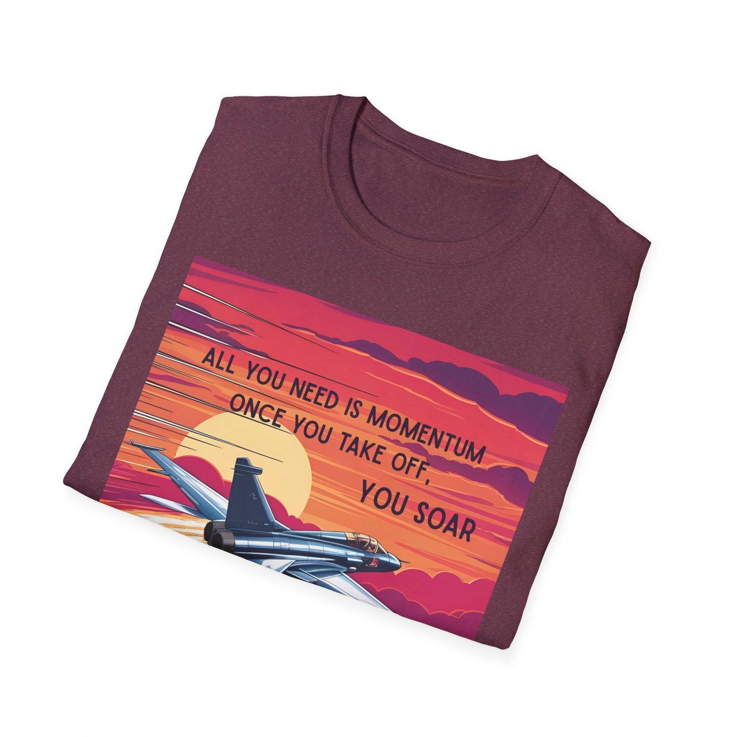 Soaring Airplane Inspirational T-Shirt