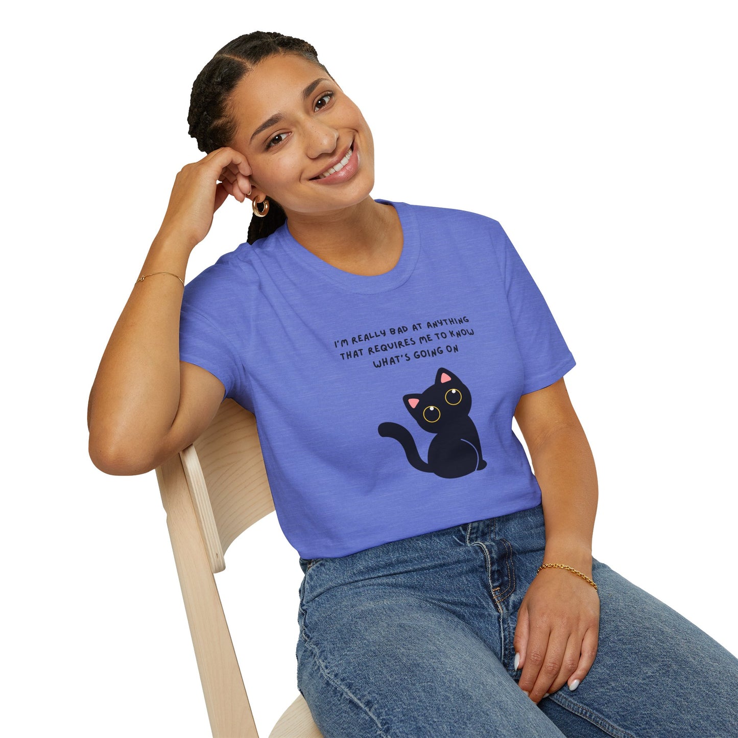 Funny Cat Graphic T-Shirt