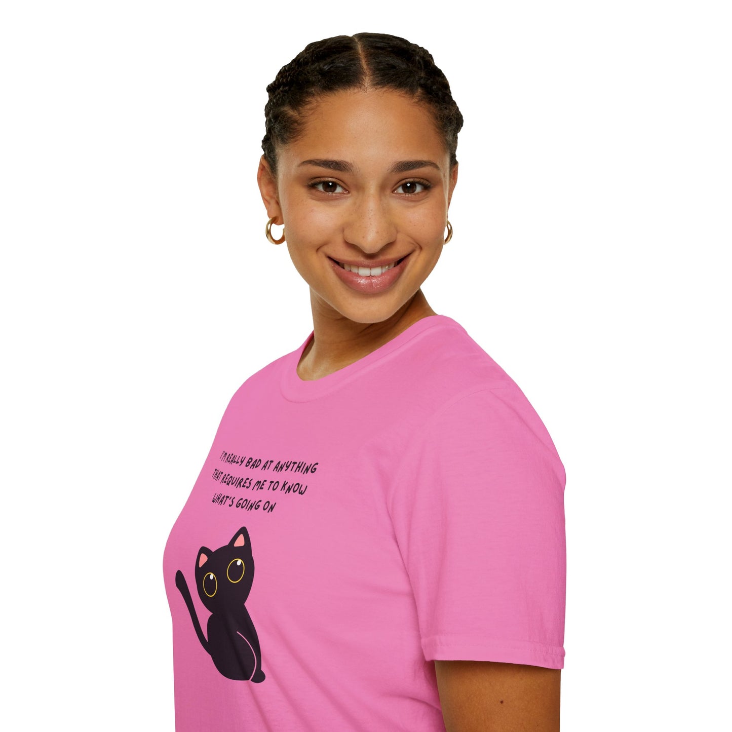 Funny Cat Graphic T-Shirt