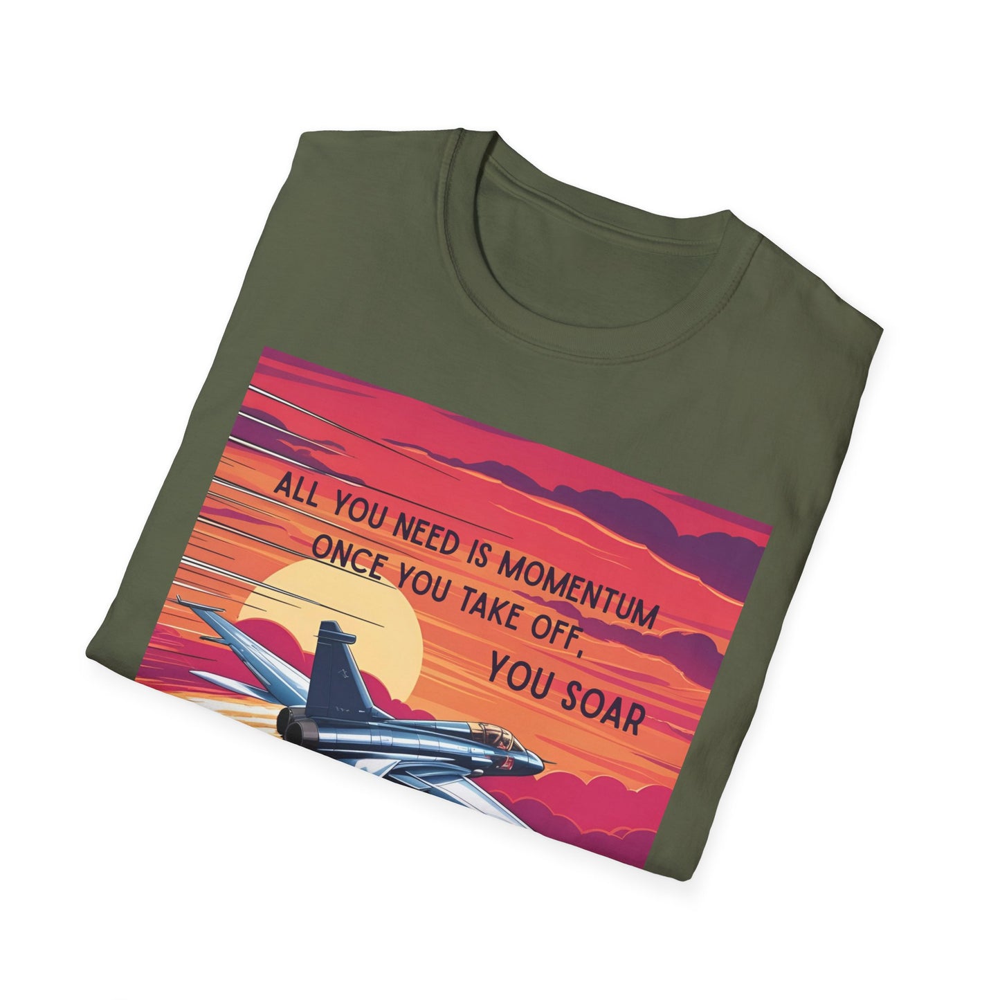 Soaring Airplane Inspirational T-Shirt