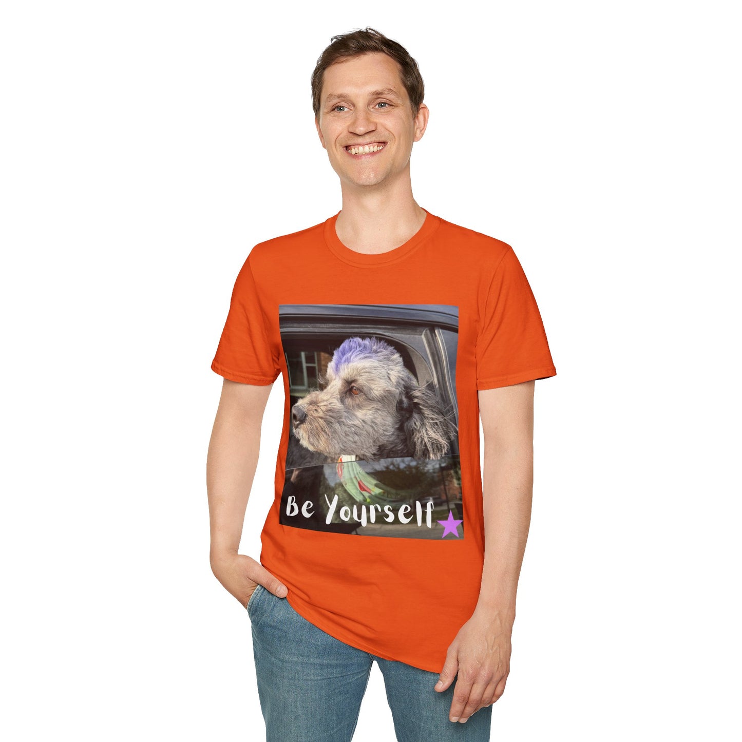 Be Yourself Dog Graphic T-Shirt