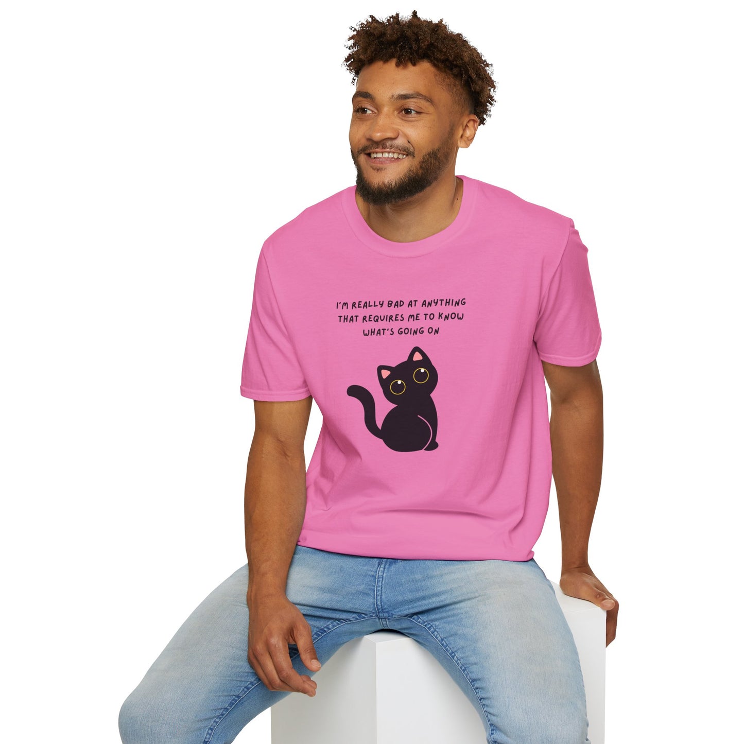 Funny Cat Graphic T-Shirt