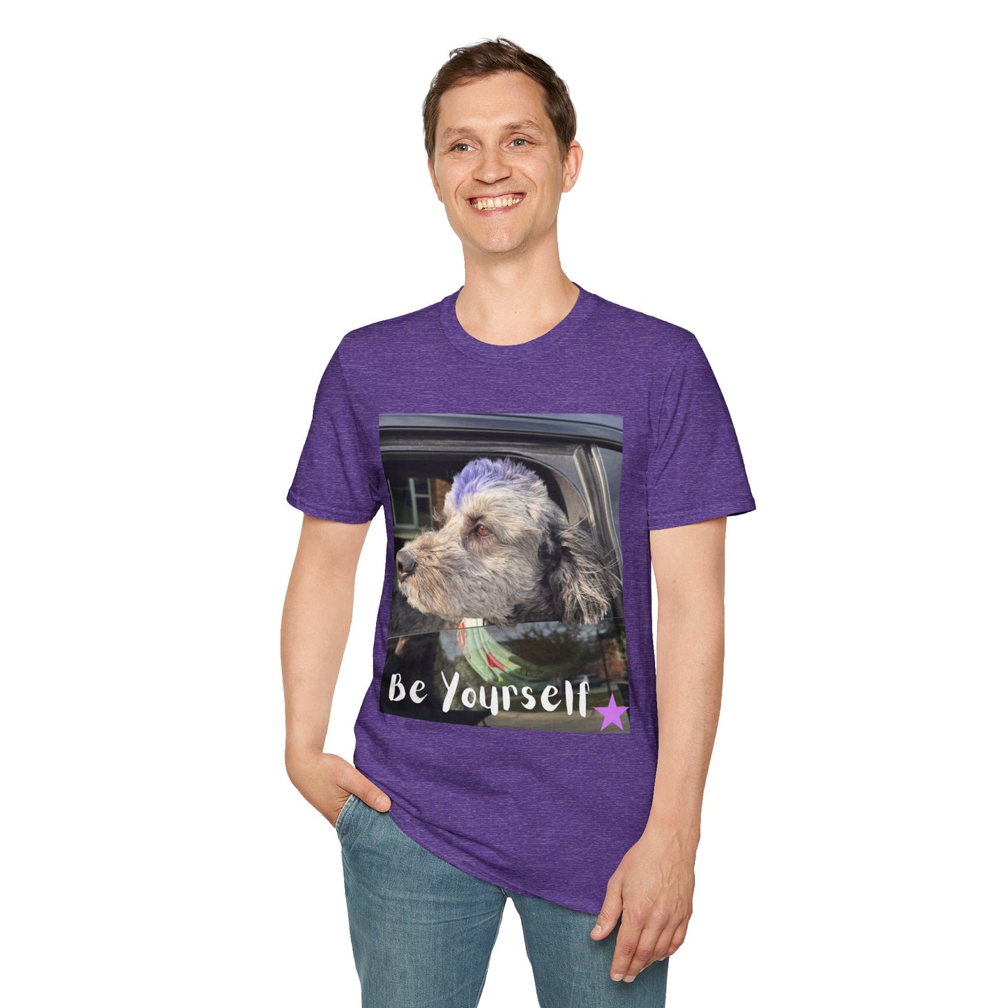 Be Yourself Dog Graphic T-Shirt