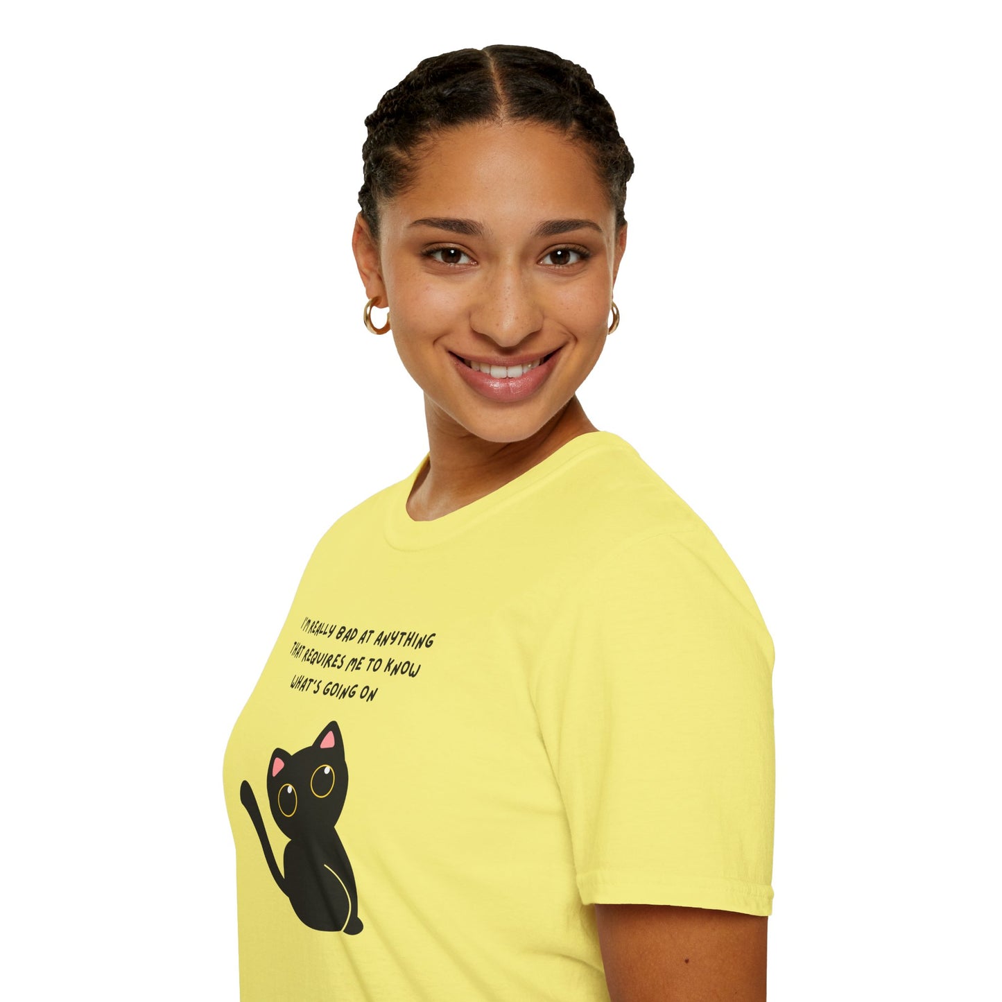 Funny Cat Graphic T-Shirt
