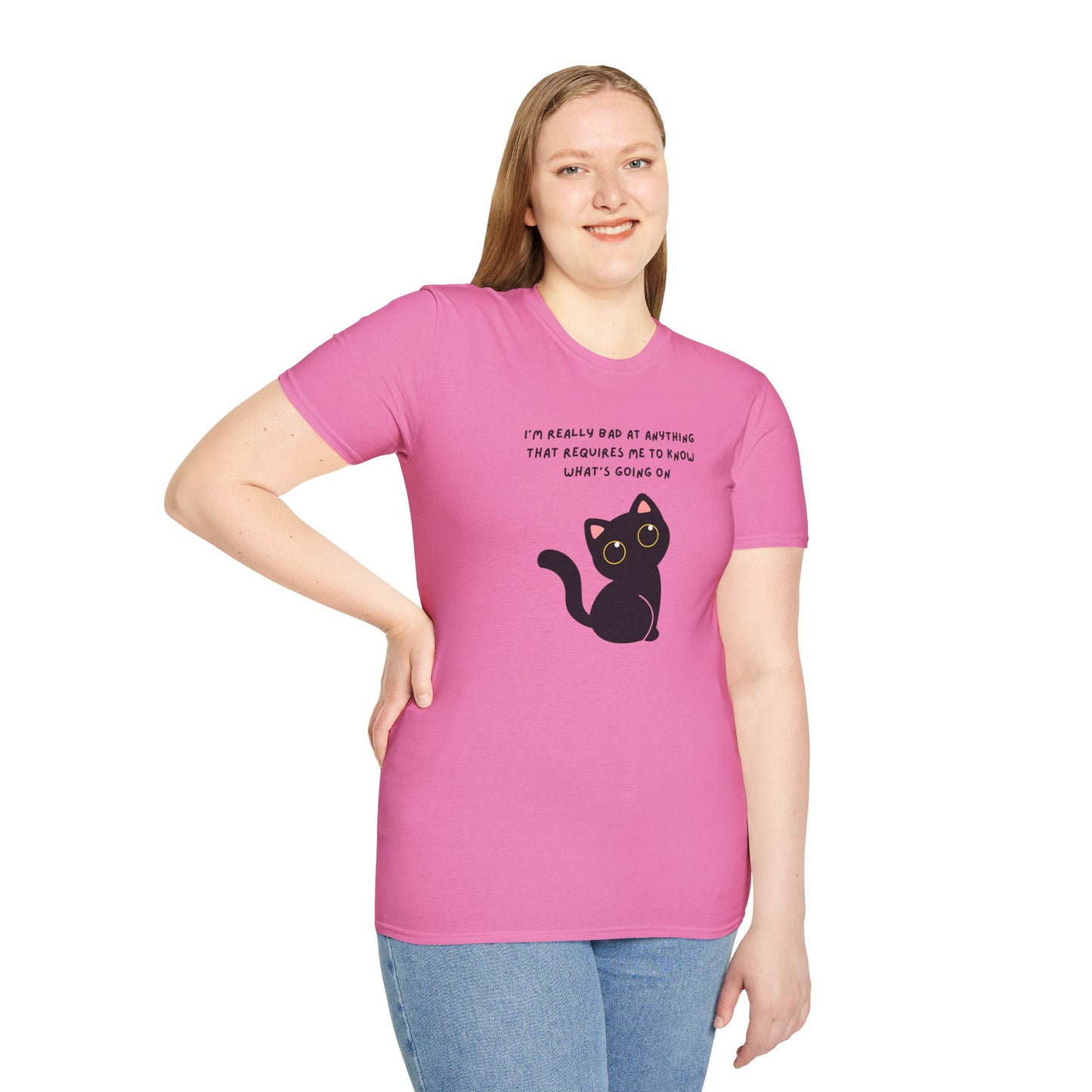Funny Cat Graphic T-Shirt