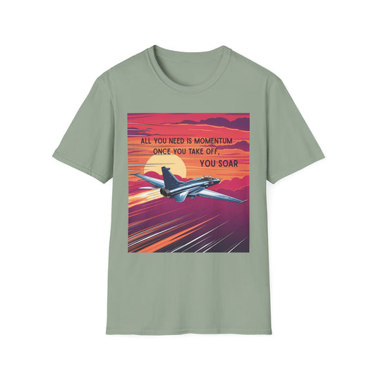 Soaring Airplane Inspirational T-Shirt
