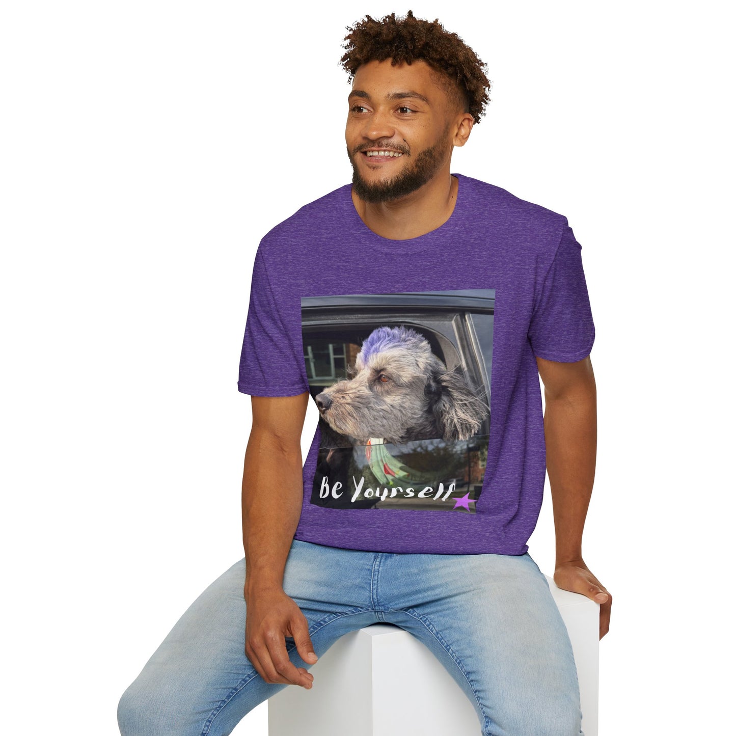 Be Yourself Dog Graphic T-Shirt