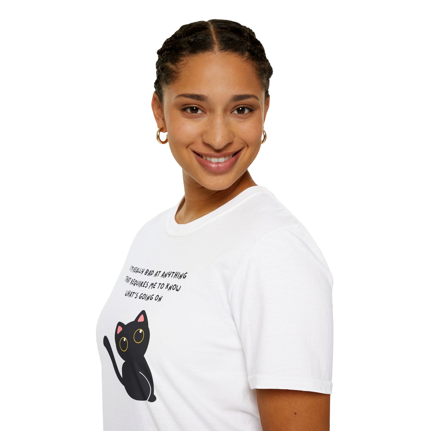 Funny Cat Graphic T-Shirt