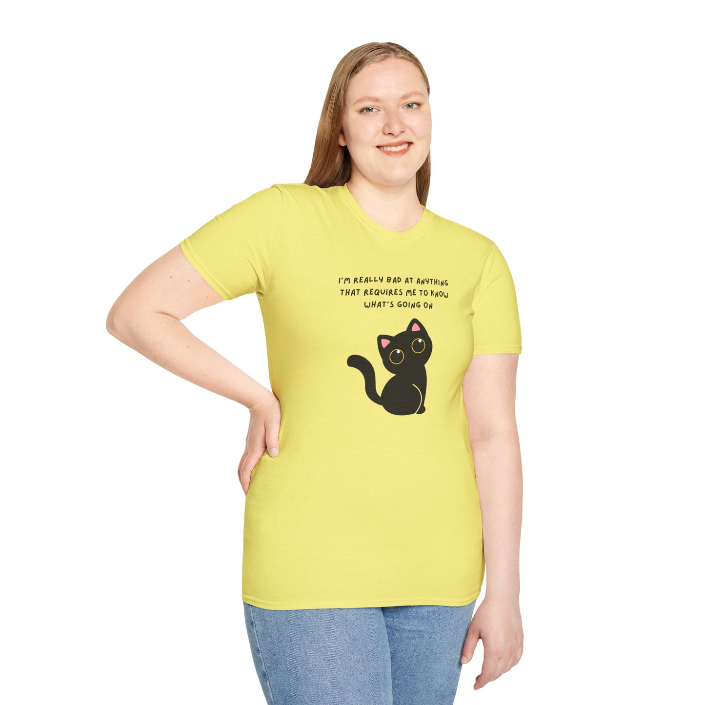 Funny Cat Graphic T-Shirt