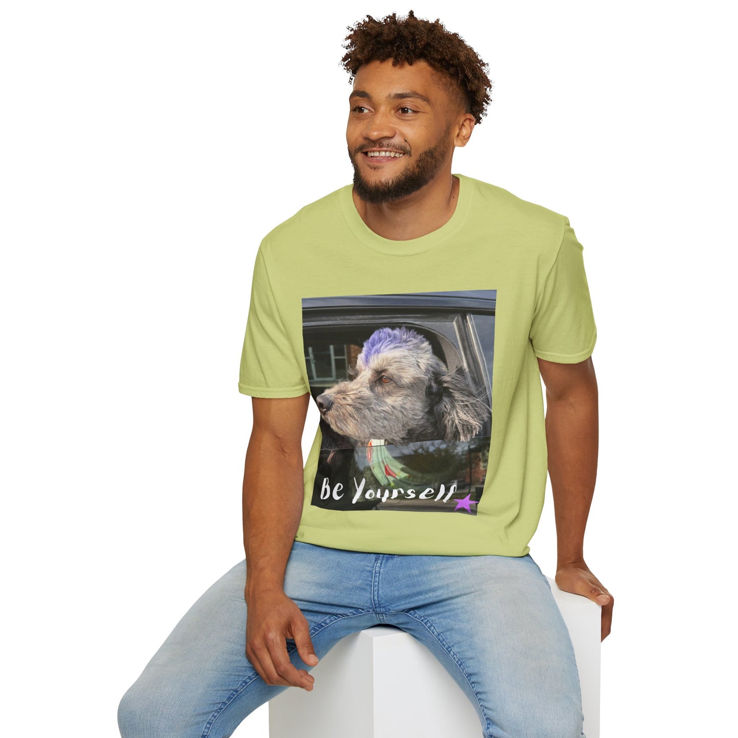 Be Yourself Dog Graphic T-Shirt