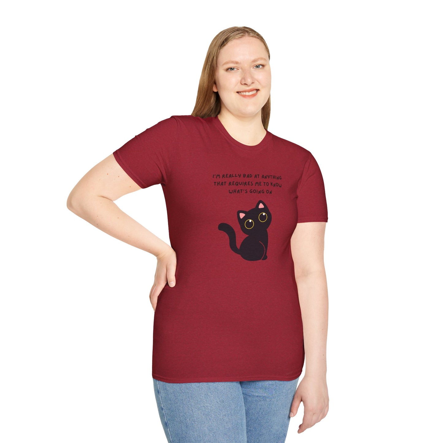 Funny Cat Graphic T-Shirt
