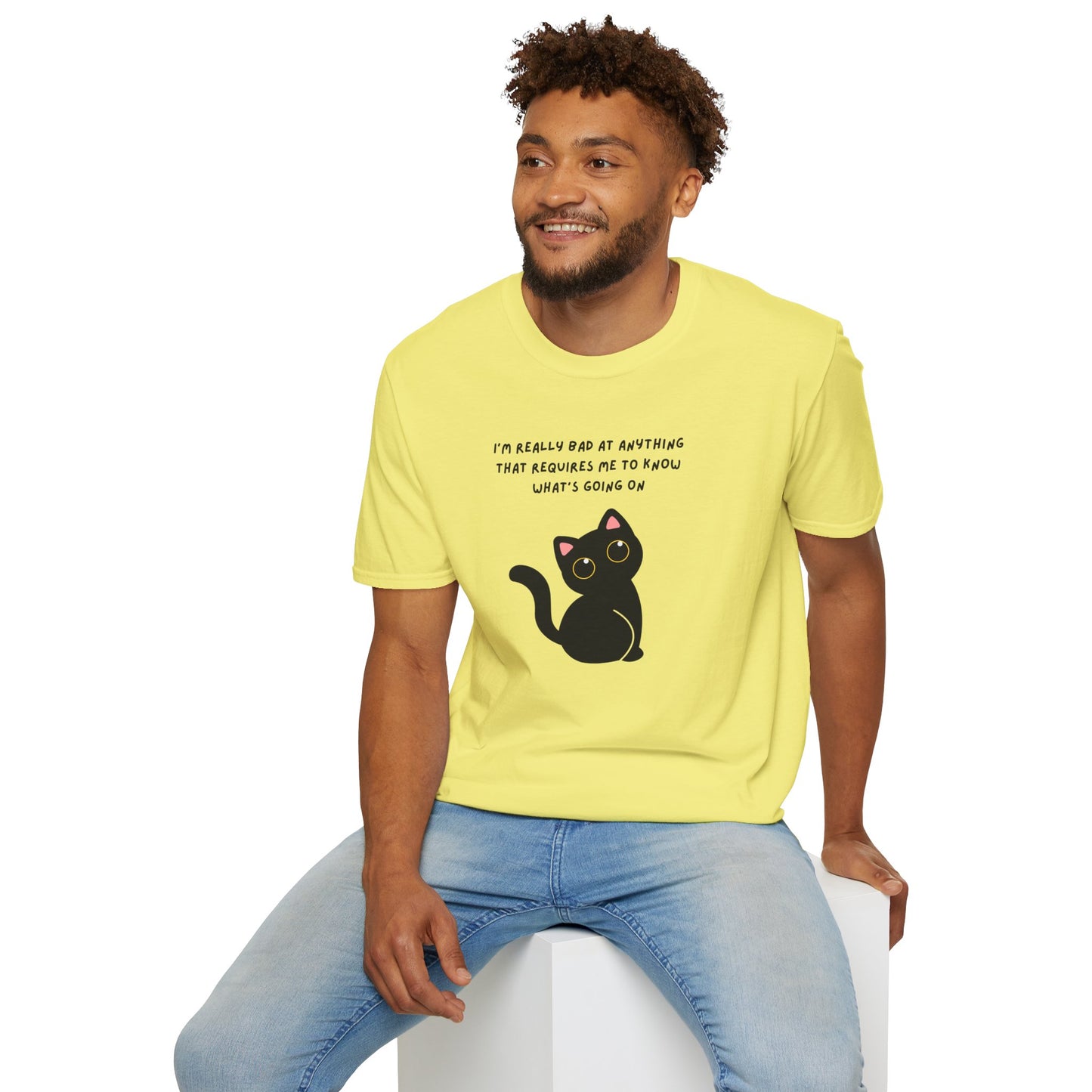 Funny Cat Graphic T-Shirt
