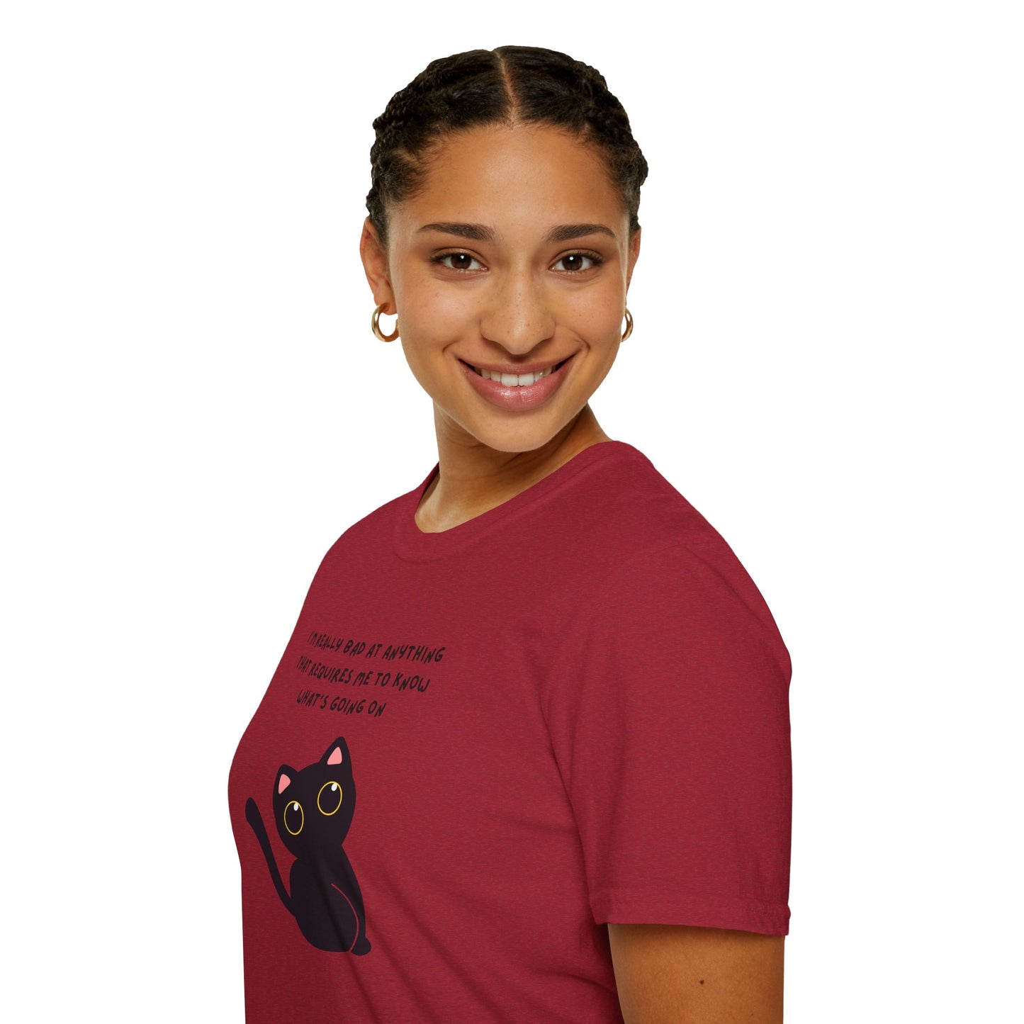 Funny Cat Graphic T-Shirt
