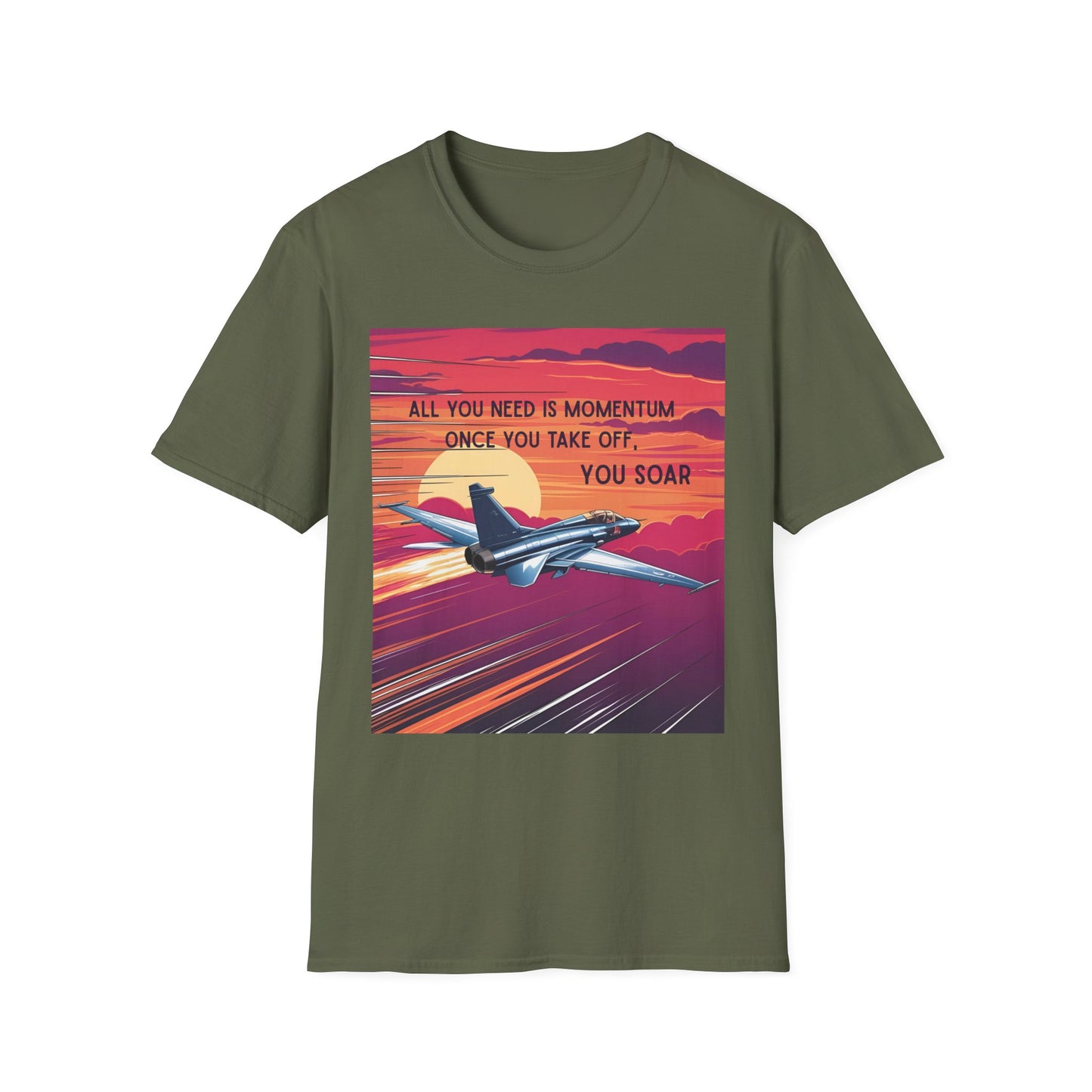 Soaring Airplane Inspirational T-Shirt
