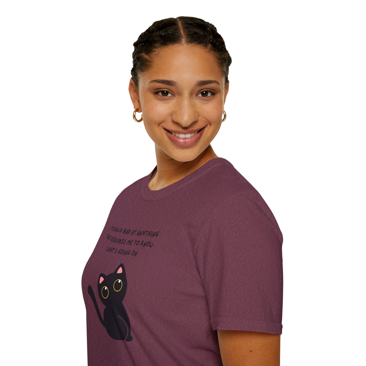 Funny Cat Graphic T-Shirt