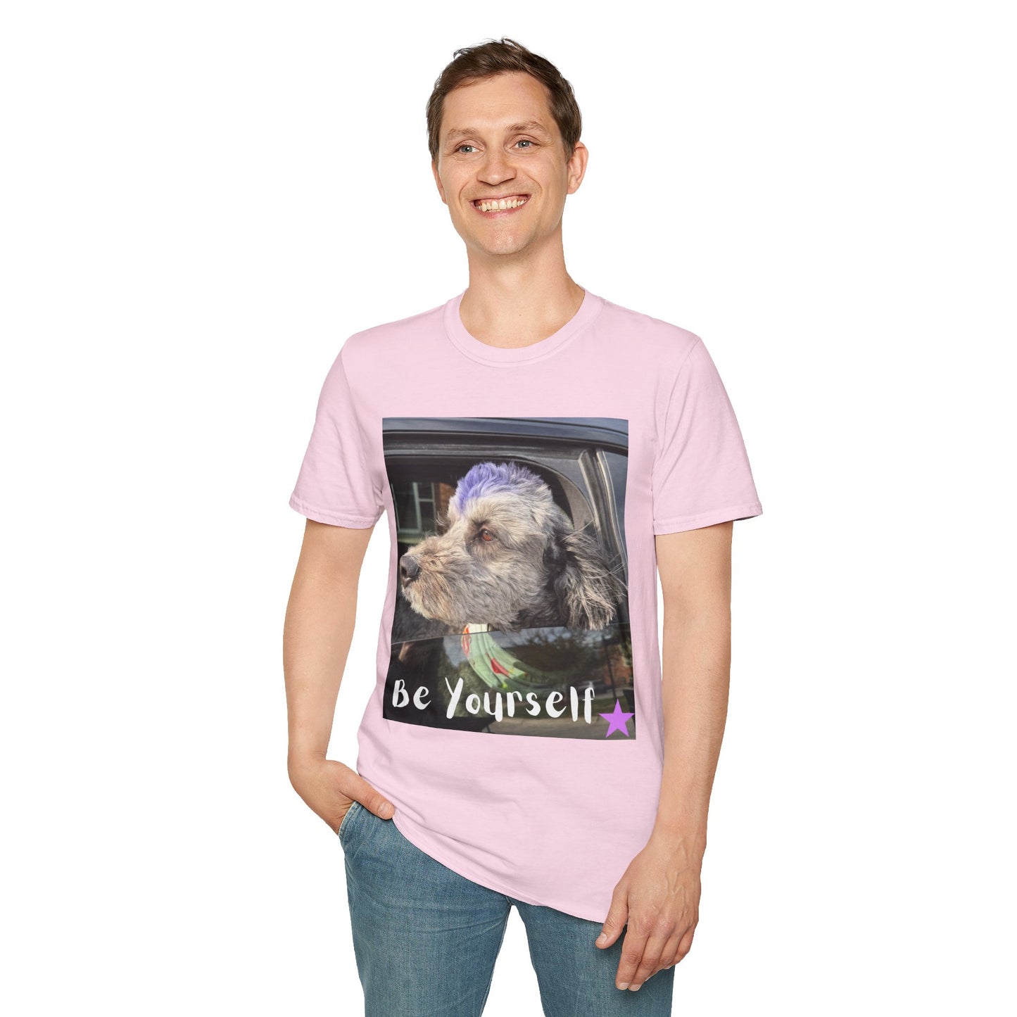 Be Yourself Dog Graphic T-Shirt
