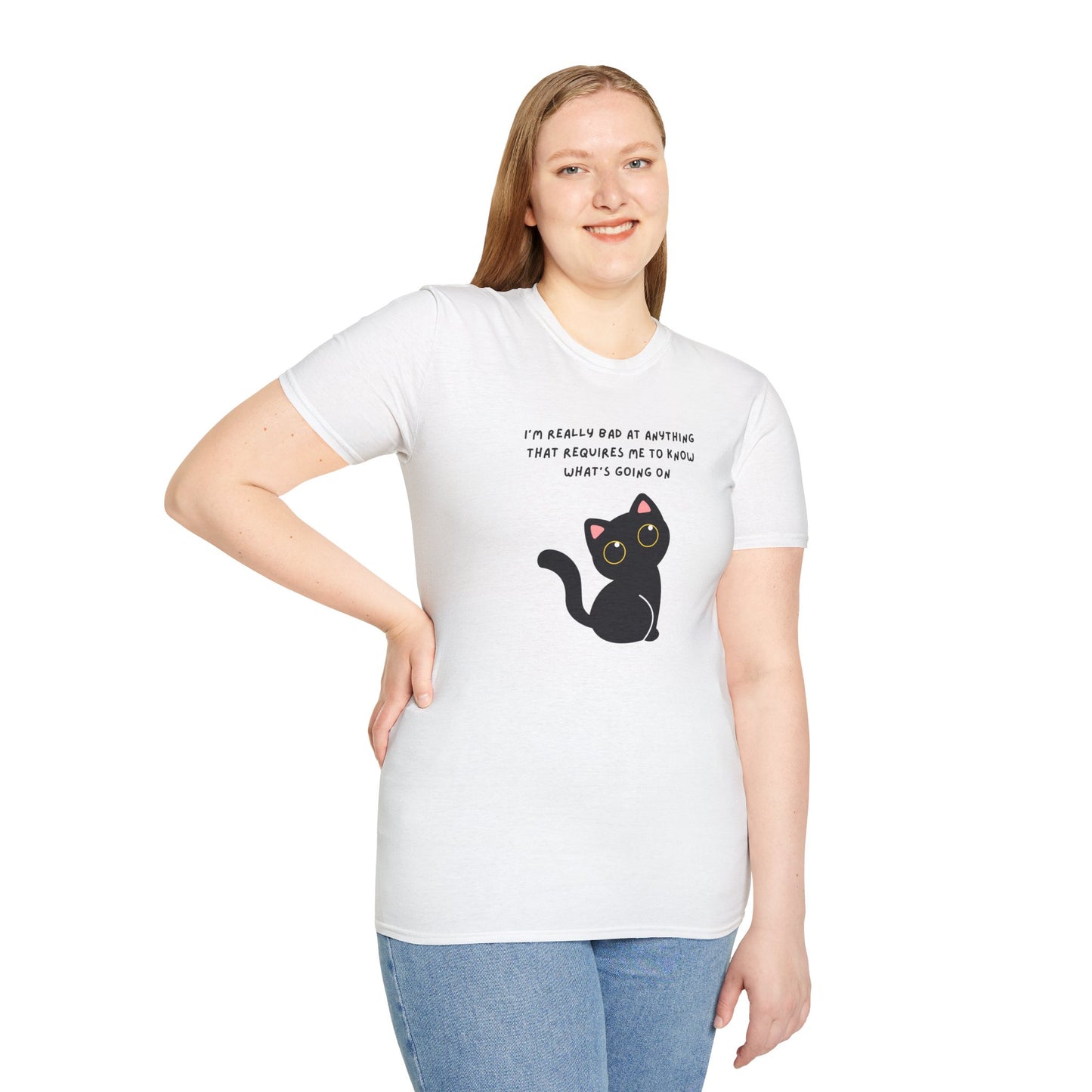 Funny Cat Graphic T-Shirt