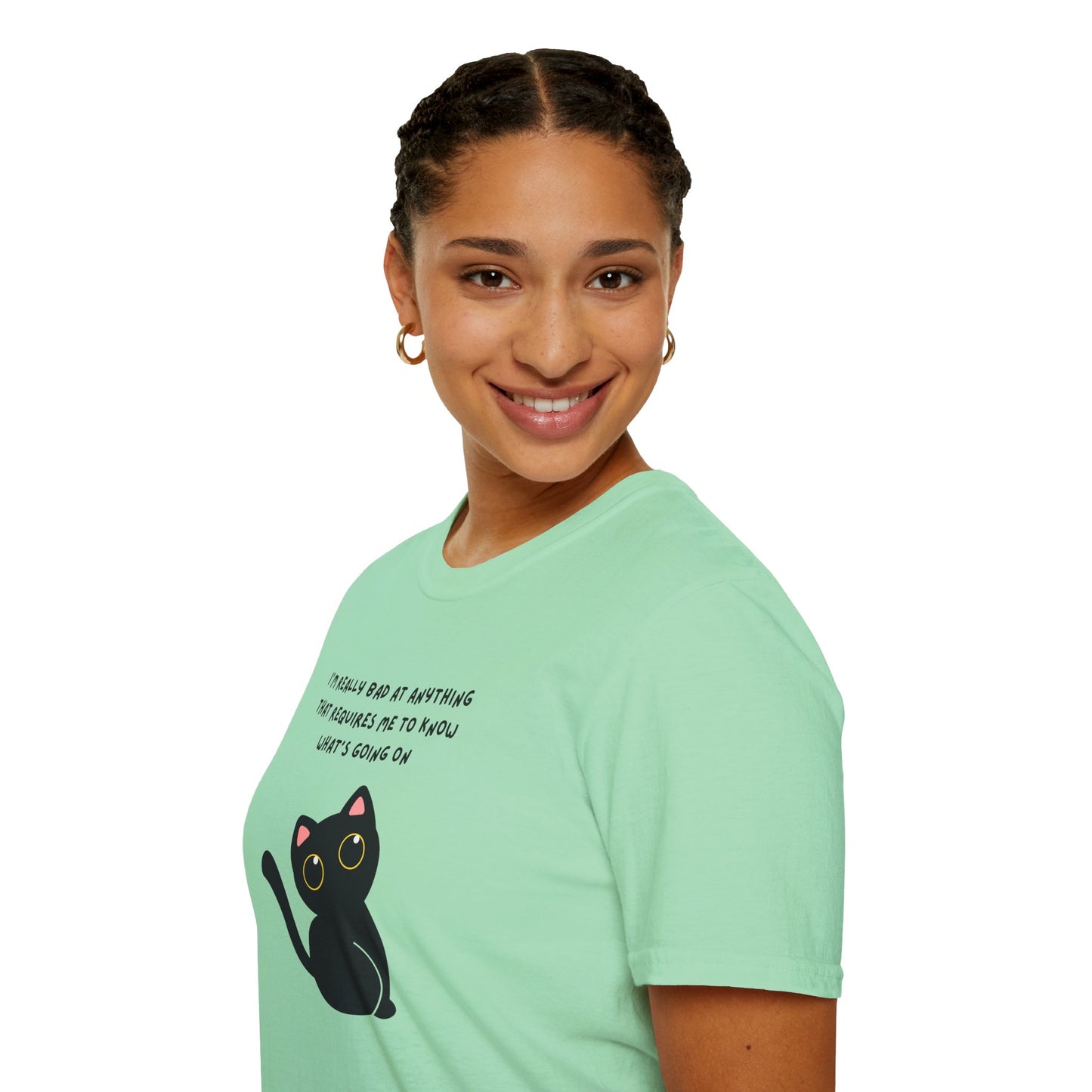 Funny Cat Graphic T-Shirt