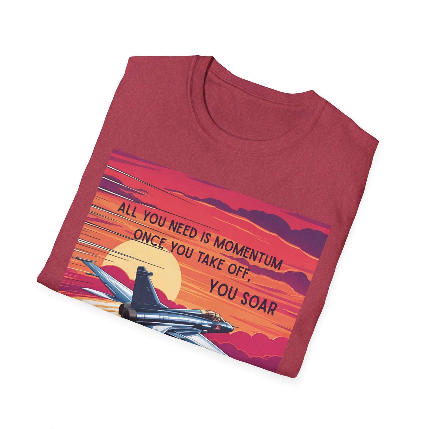 Soaring Airplane Inspirational T-Shirt