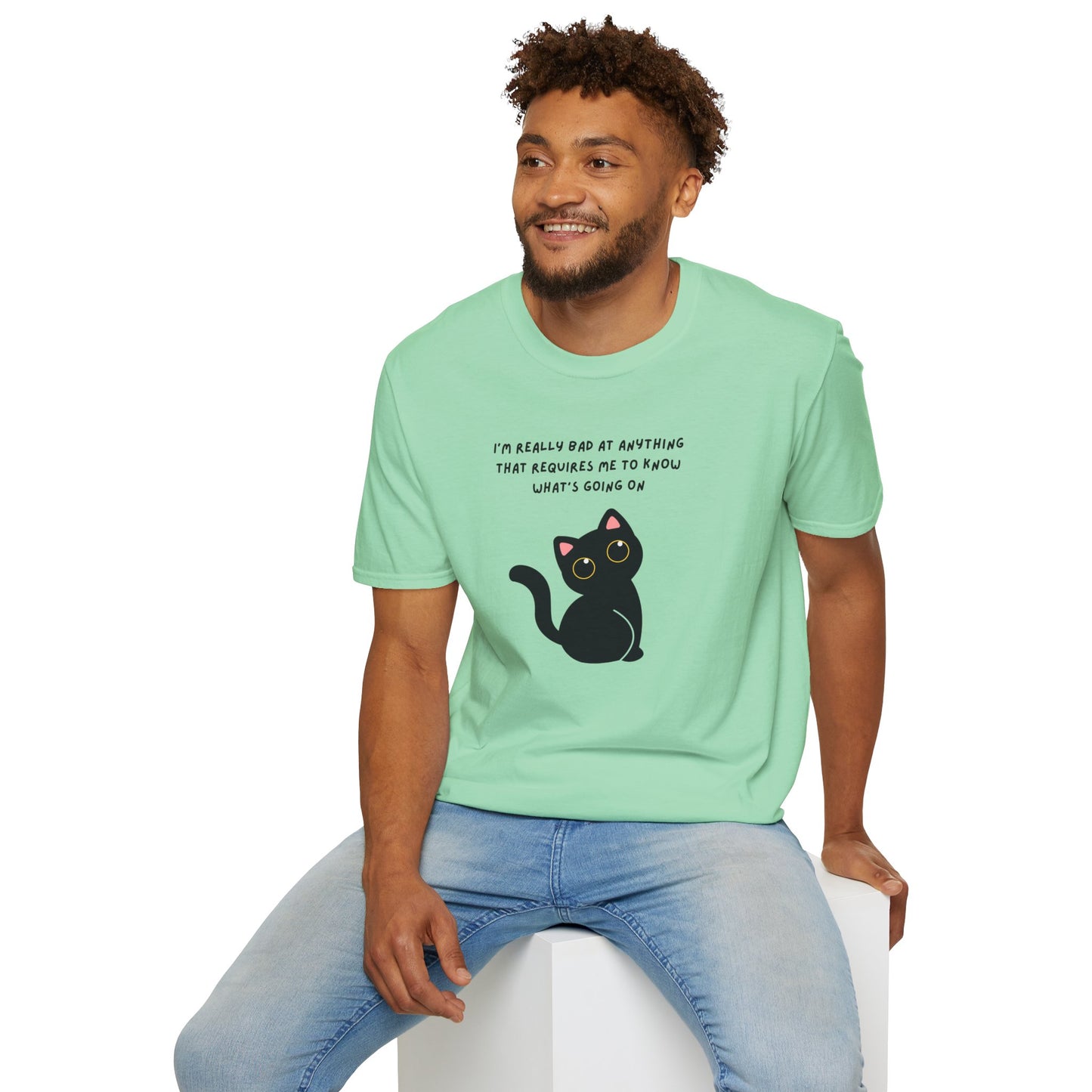Funny Cat Graphic T-Shirt