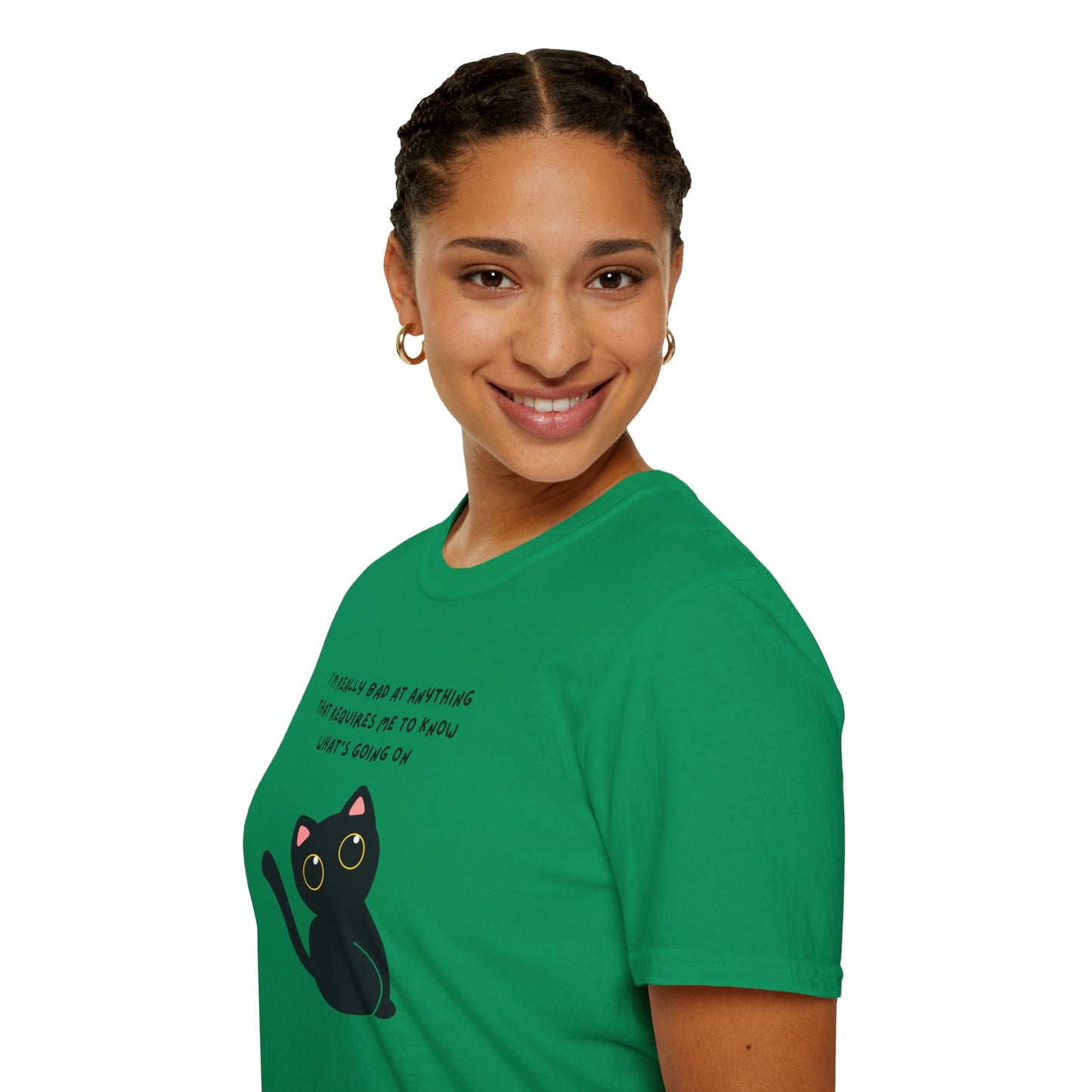 Funny Cat Graphic T-Shirt