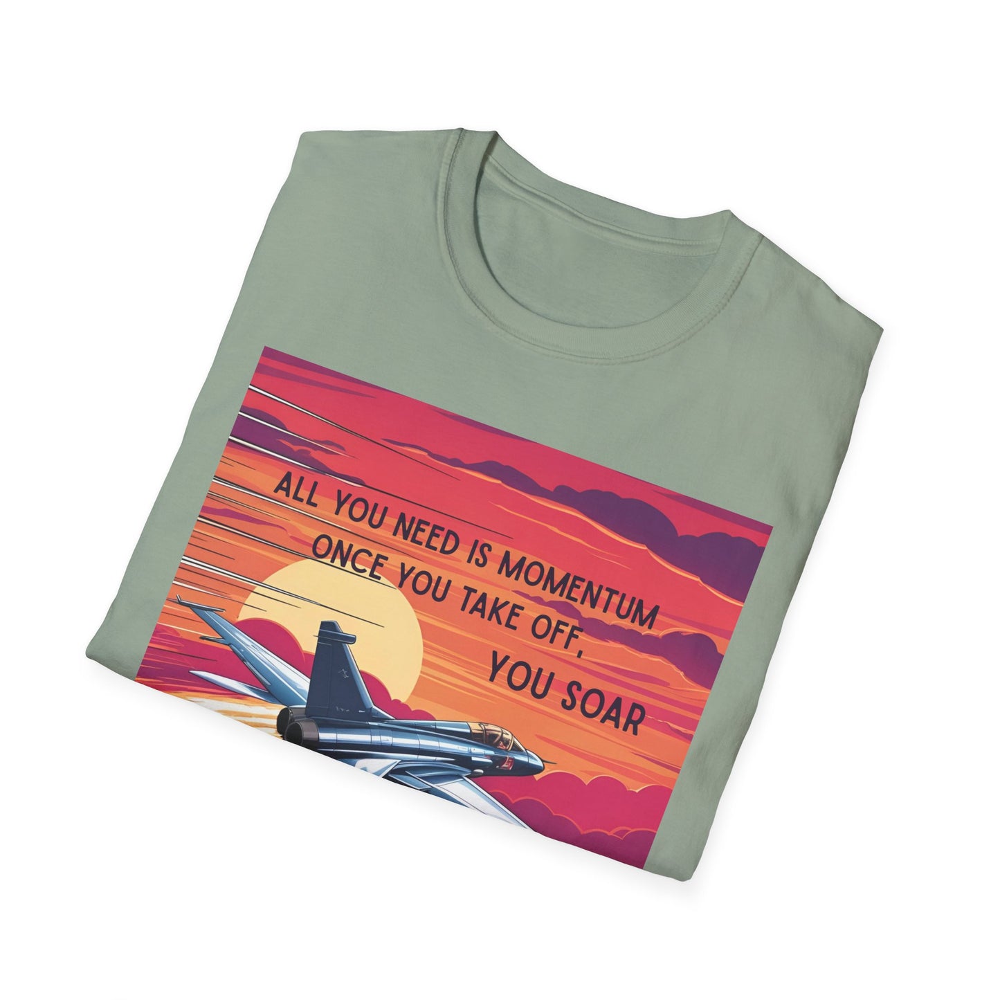 Soaring Airplane Inspirational T-Shirt