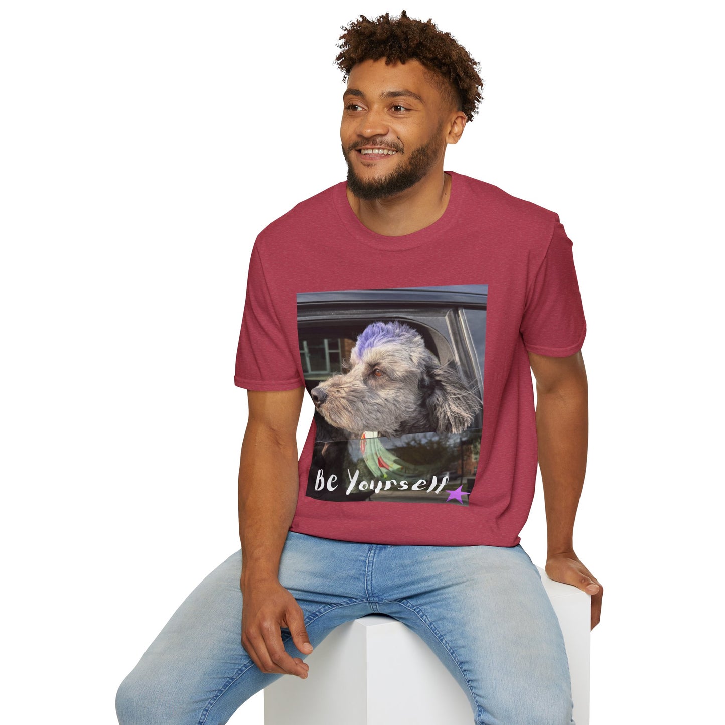 Be Yourself Dog Graphic T-Shirt