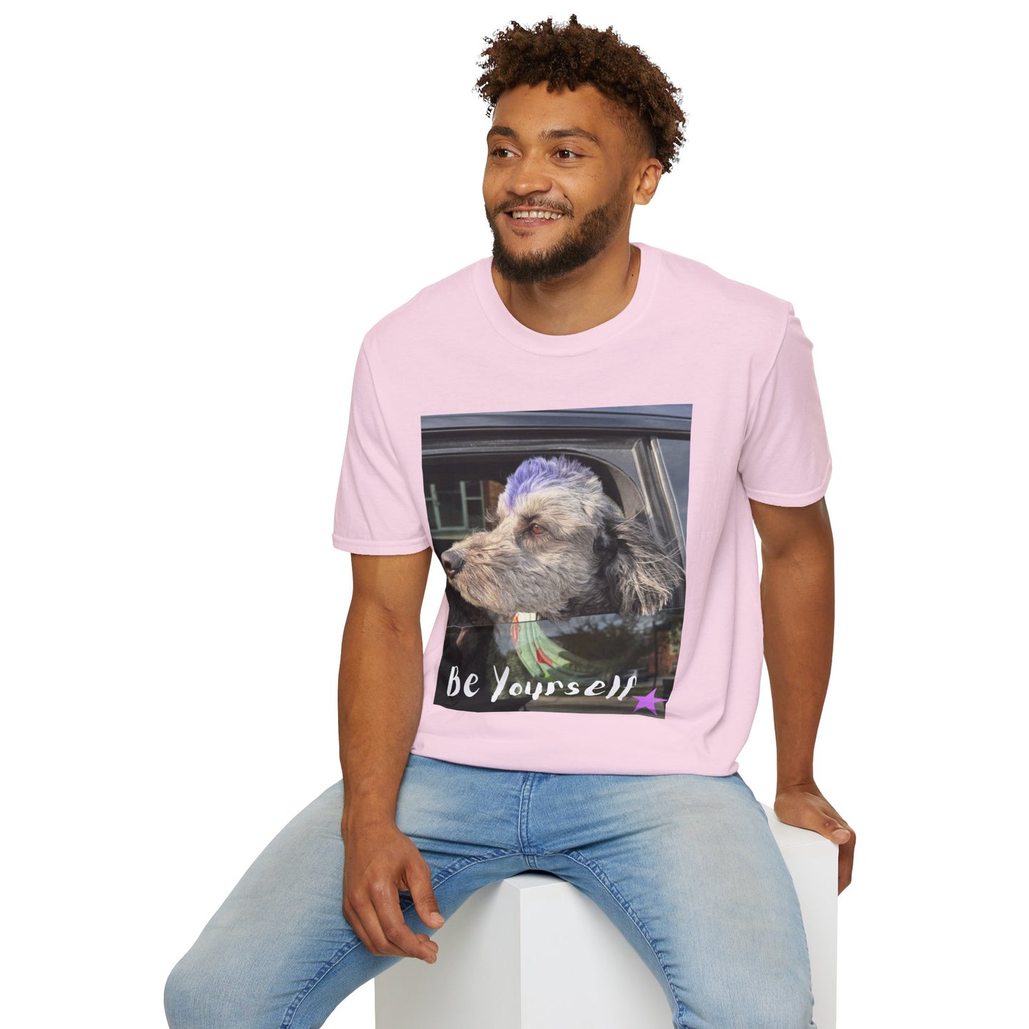Be Yourself Dog Graphic T-Shirt