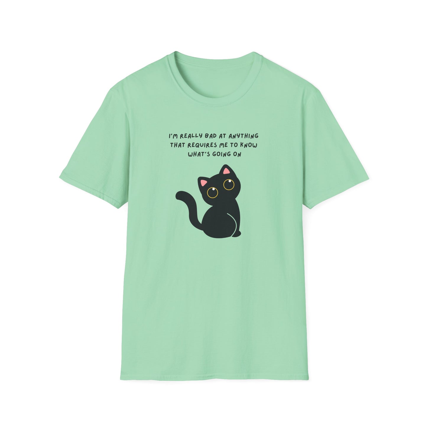 Funny Cat Graphic T-Shirt