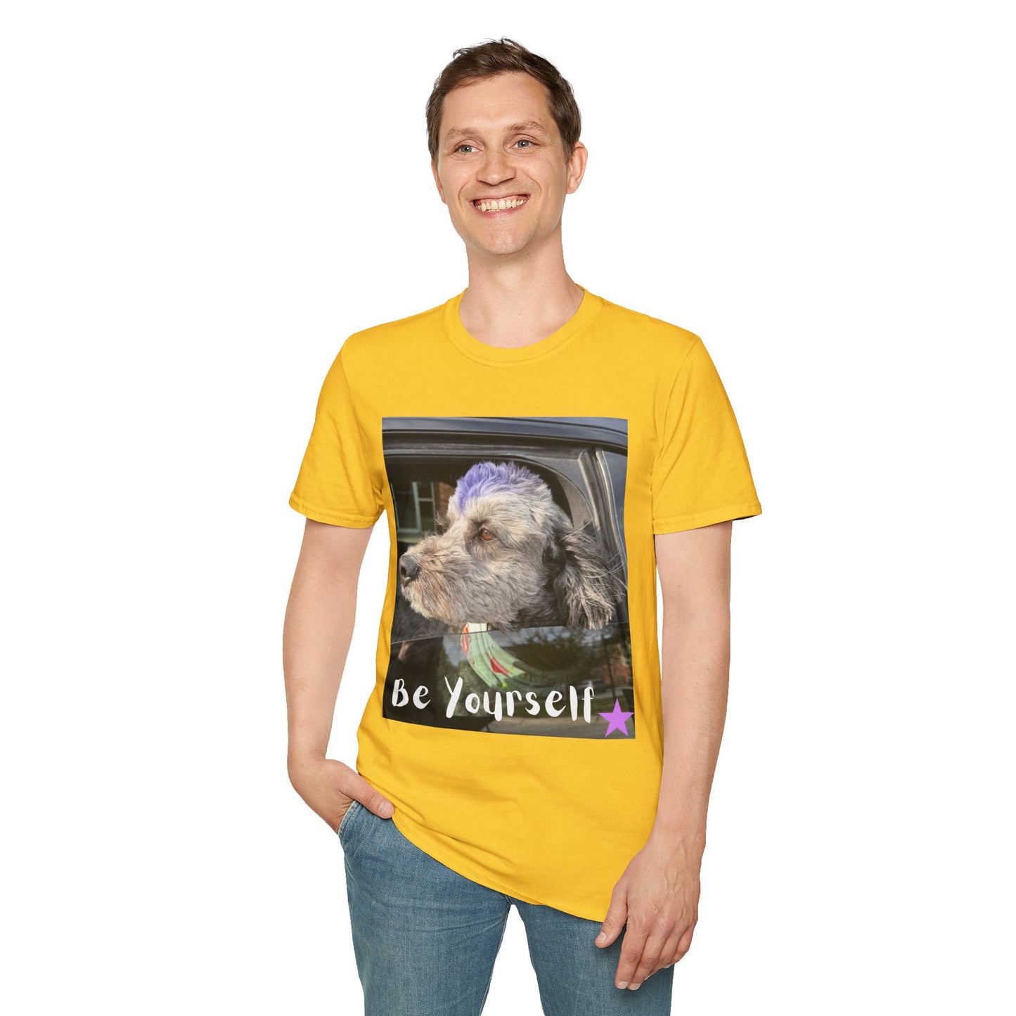 Be Yourself Dog Graphic T-Shirt
