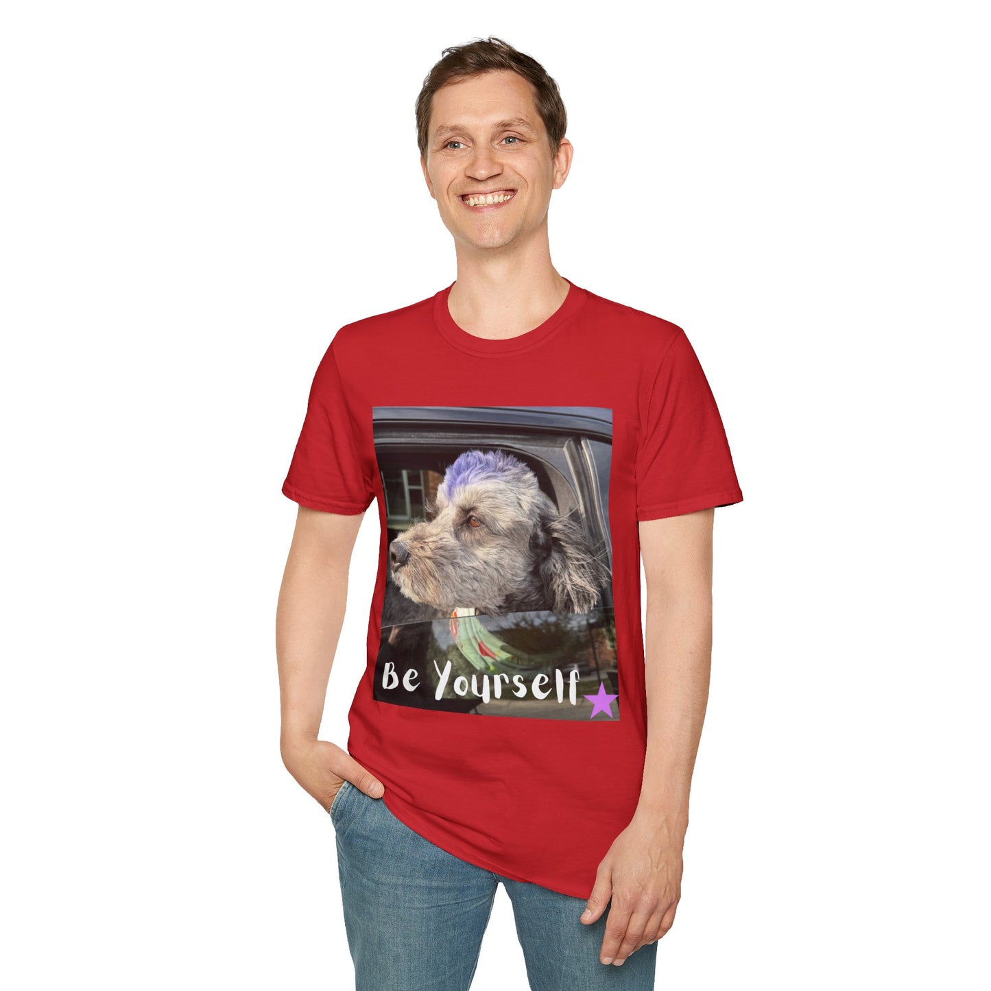 Be Yourself Dog Graphic T-Shirt