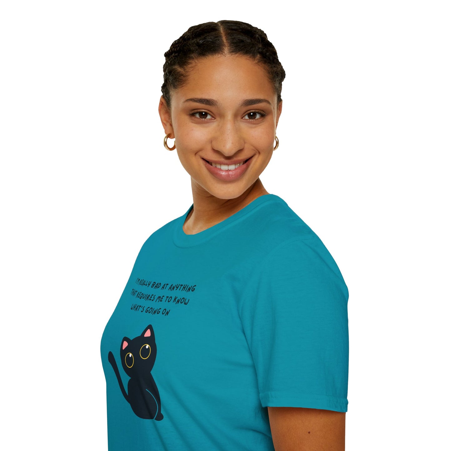 Funny Cat Graphic T-Shirt
