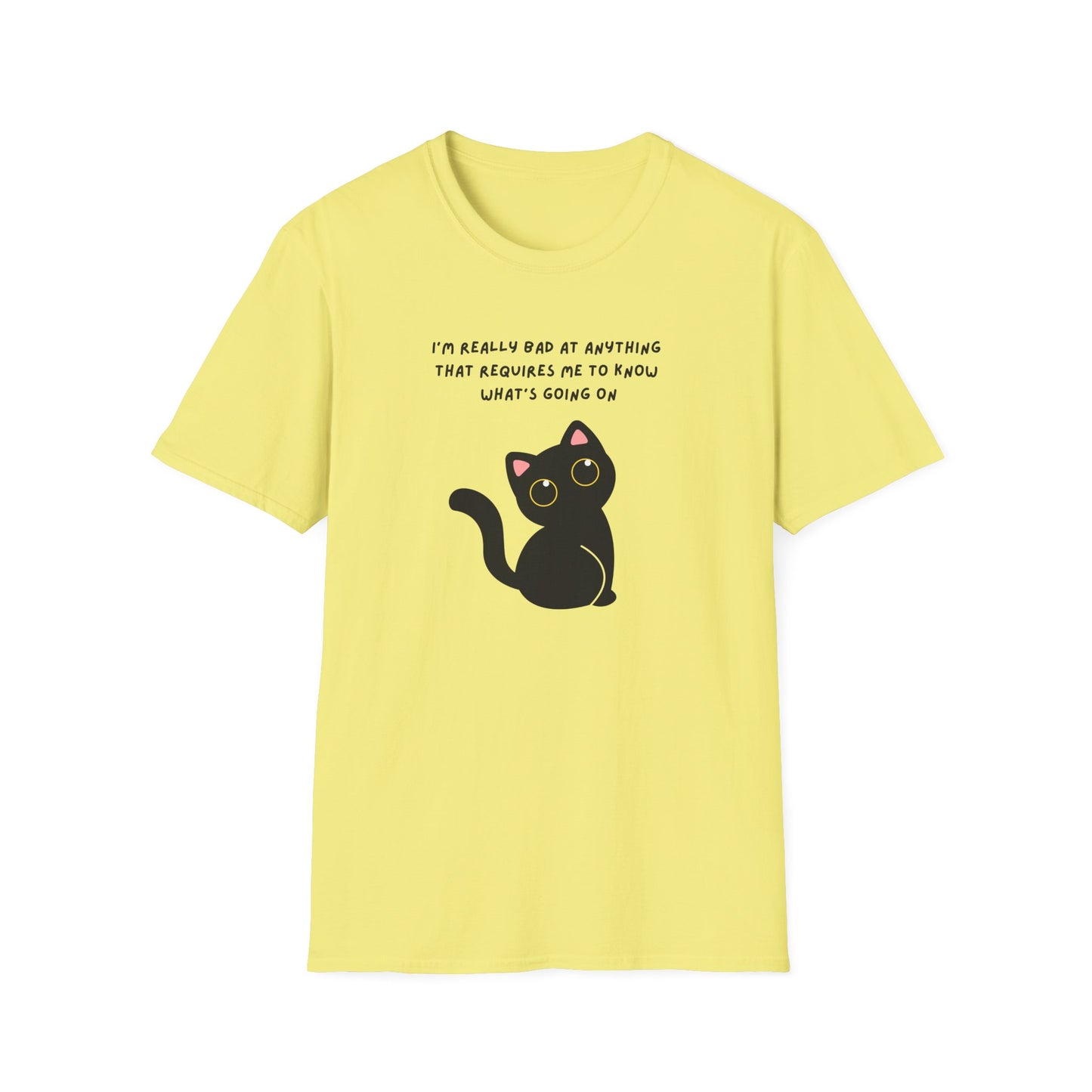 Funny Cat Graphic T-Shirt