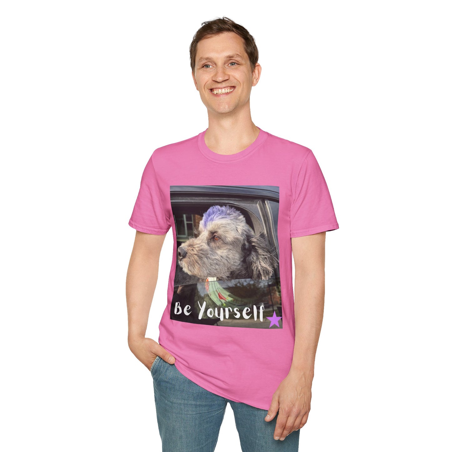 Be Yourself Dog Graphic T-Shirt