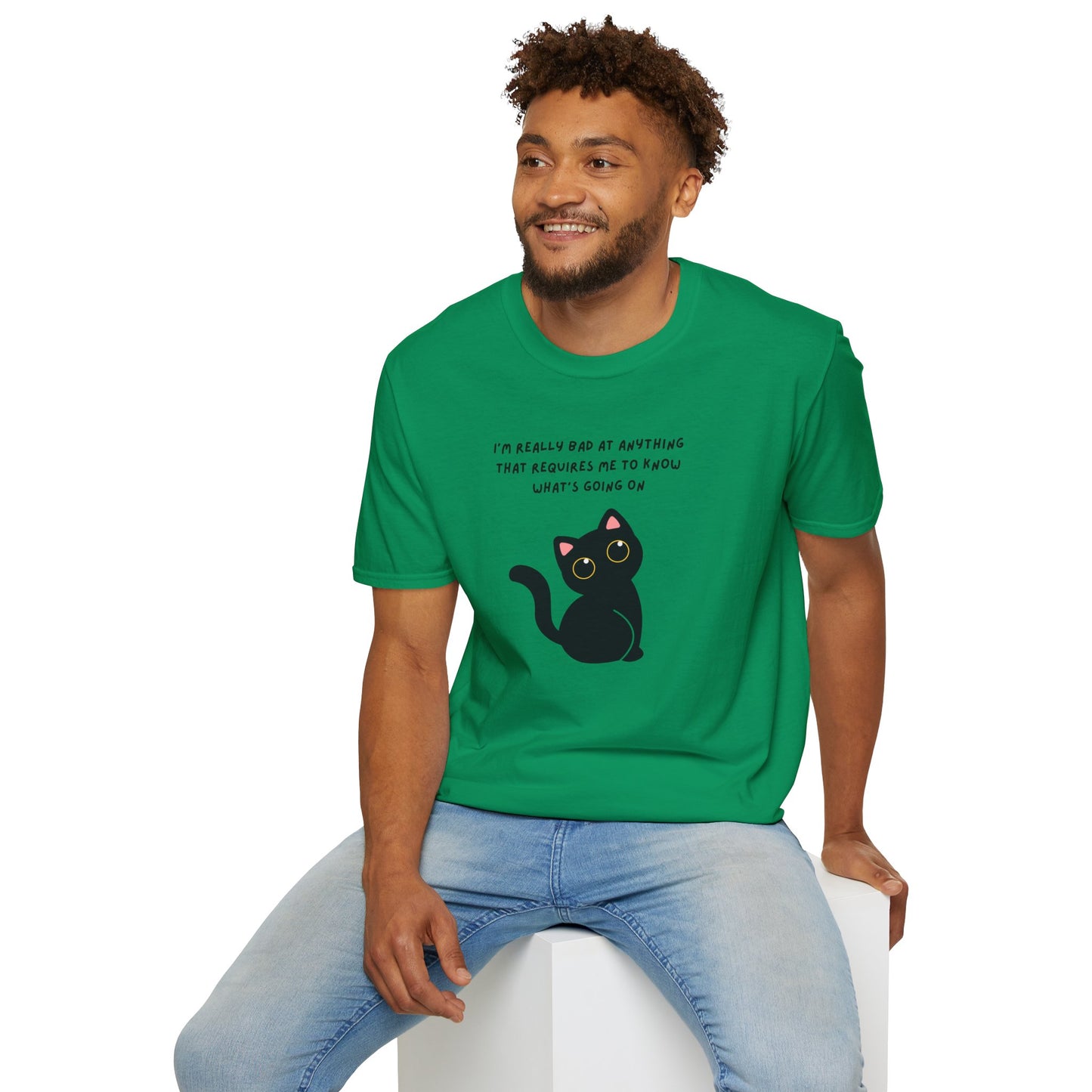 Funny Cat Graphic T-Shirt