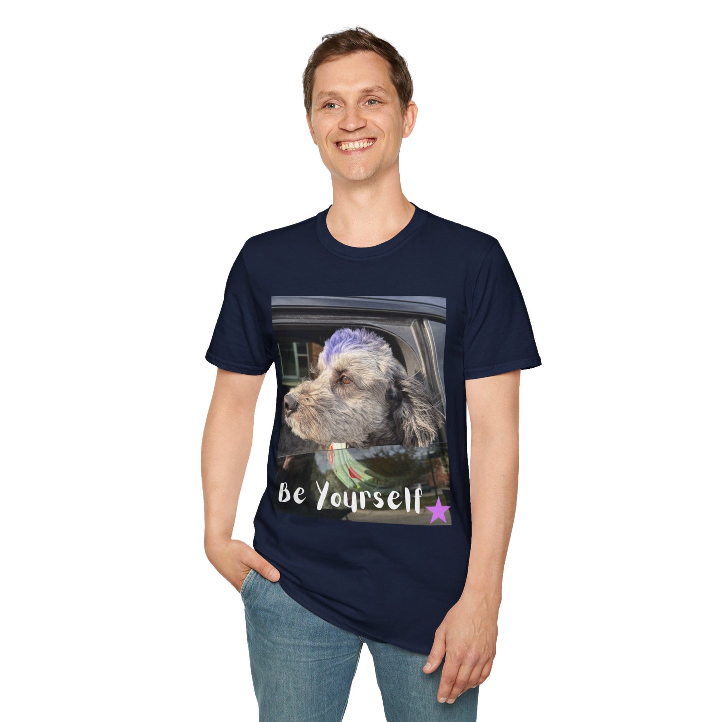 Be Yourself Dog Graphic T-Shirt
