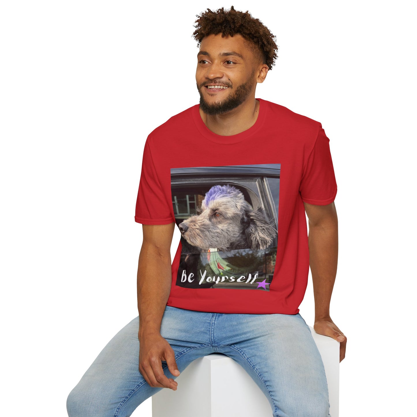 Be Yourself Dog Graphic T-Shirt