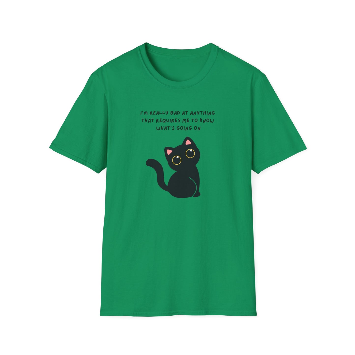 Funny Cat Graphic T-Shirt