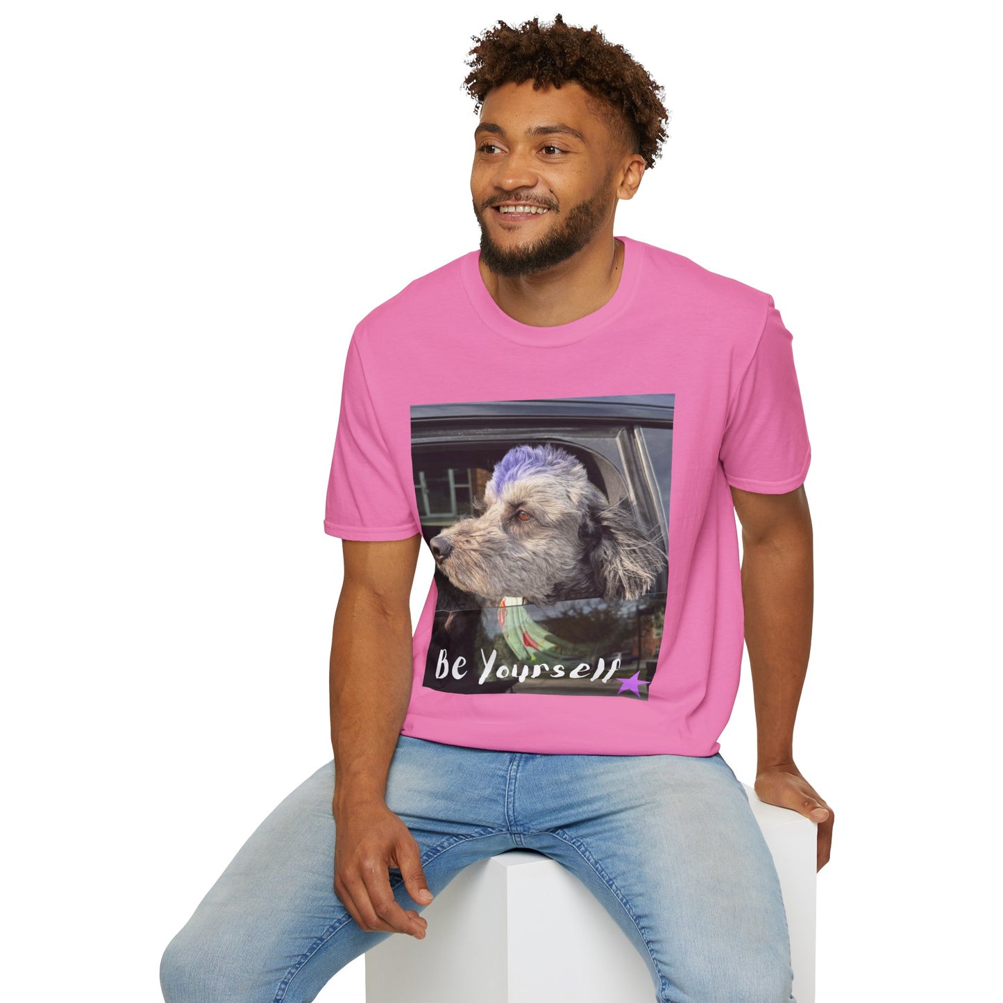 Be Yourself Dog Graphic T-Shirt