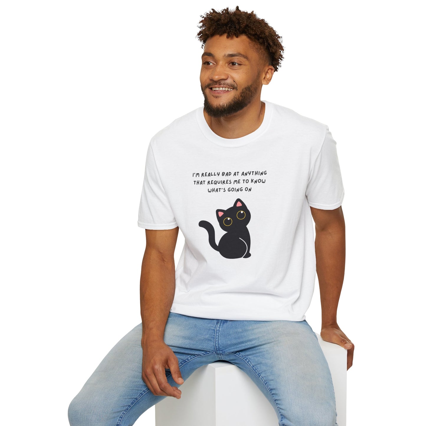 Funny Cat Graphic T-Shirt