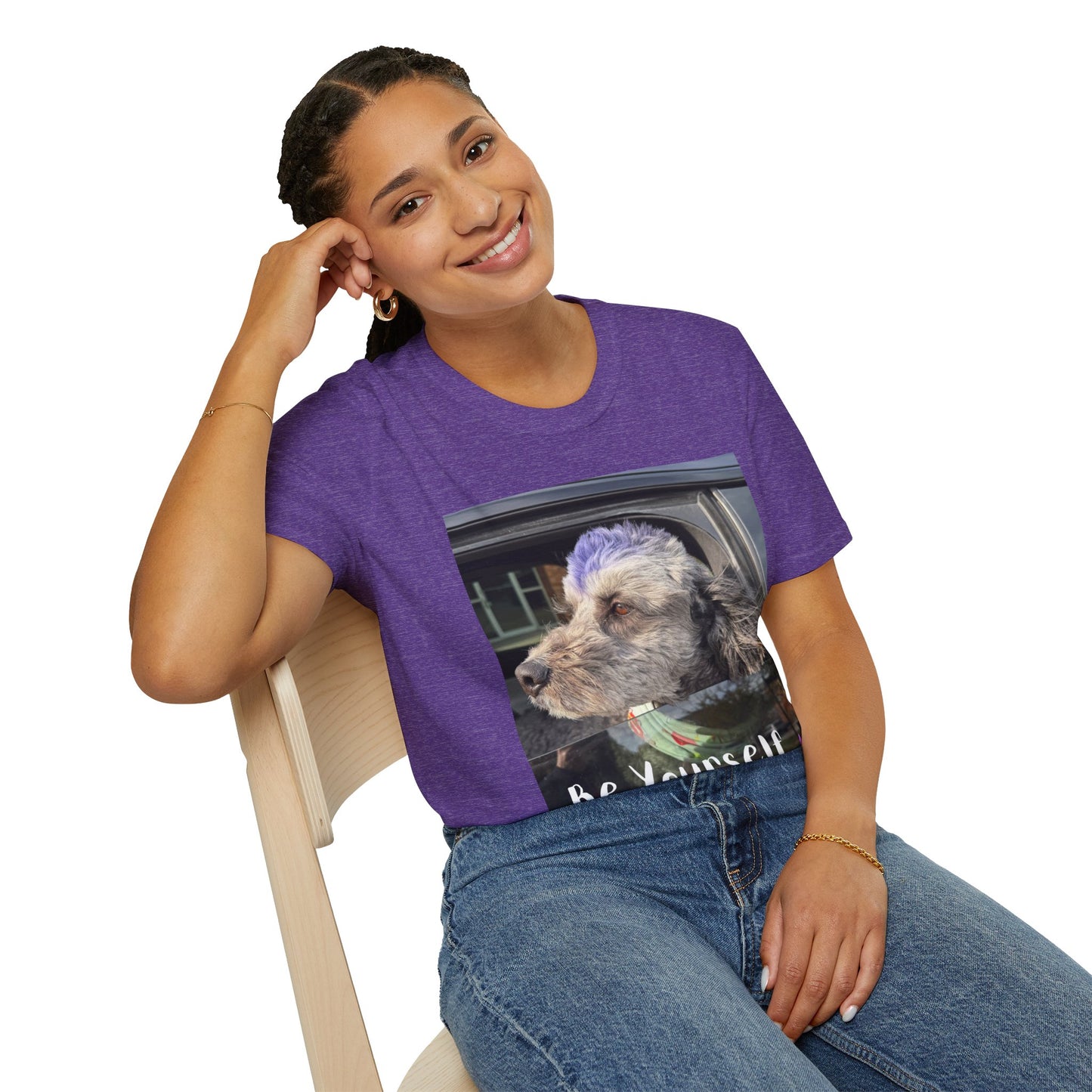 Be Yourself Dog Graphic T-Shirt