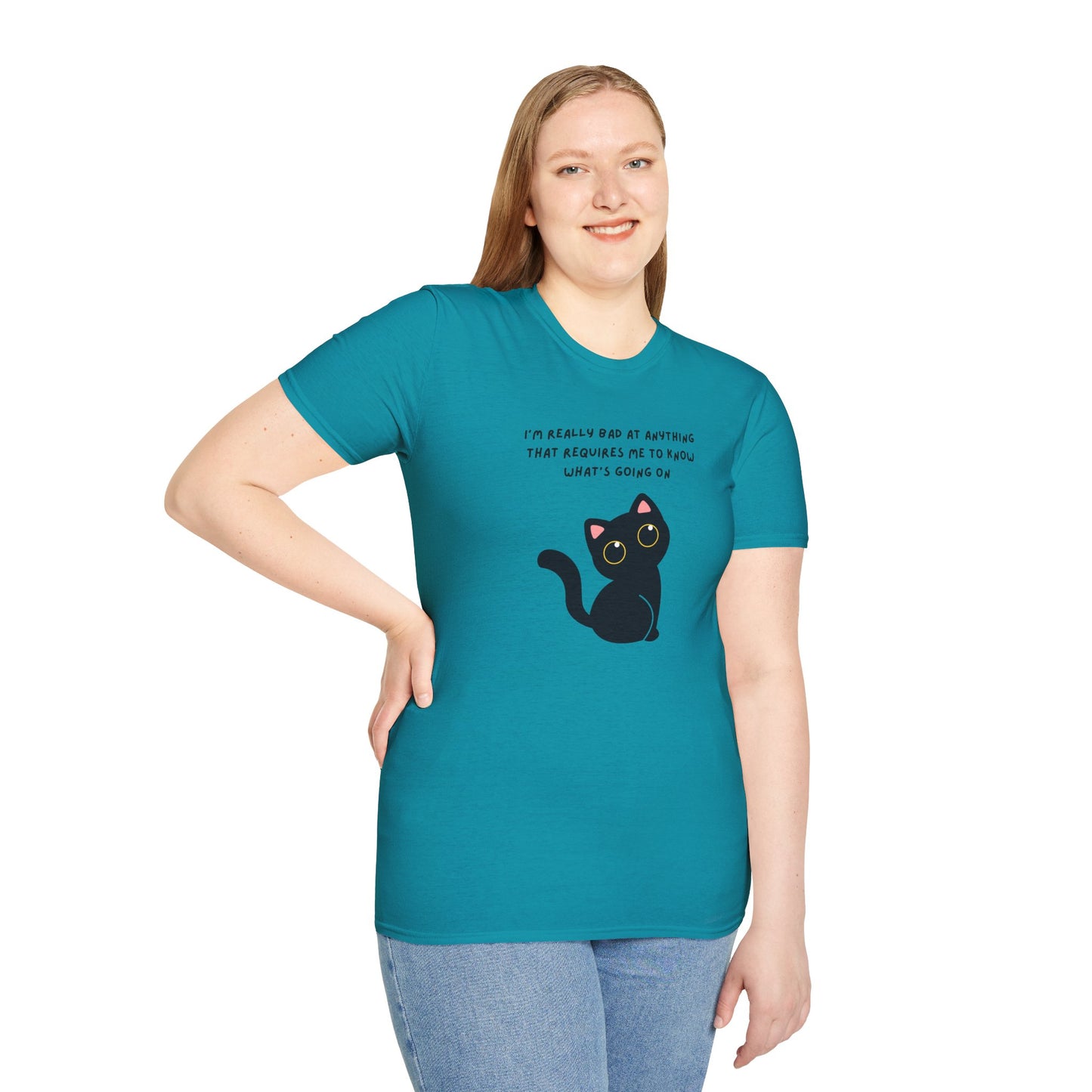 Funny Cat Graphic T-Shirt