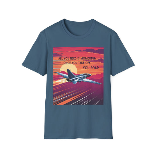 Soaring Airplane Inspirational T-Shirt